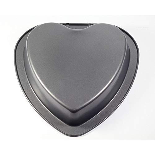 Heart Shape Cake Mould Non Stick Steel 1 kg Cake Baking Tray ( 23cm) - Springkart 