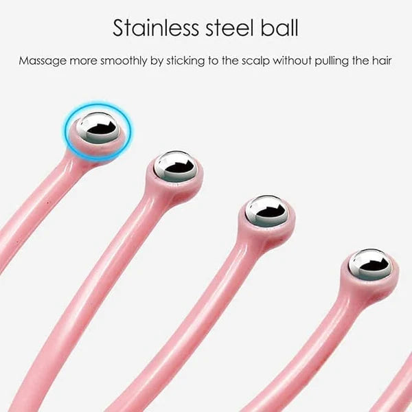Five Claw Head Massager, 5 Roller Balls Prongs Scratcher Deep Relaxation - 2 Piece. - Springkart 