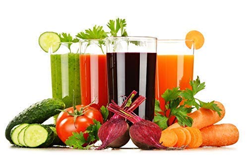 Manual Fruit Vegetable Juicer with Strainer (Multicolour) - Springkart 