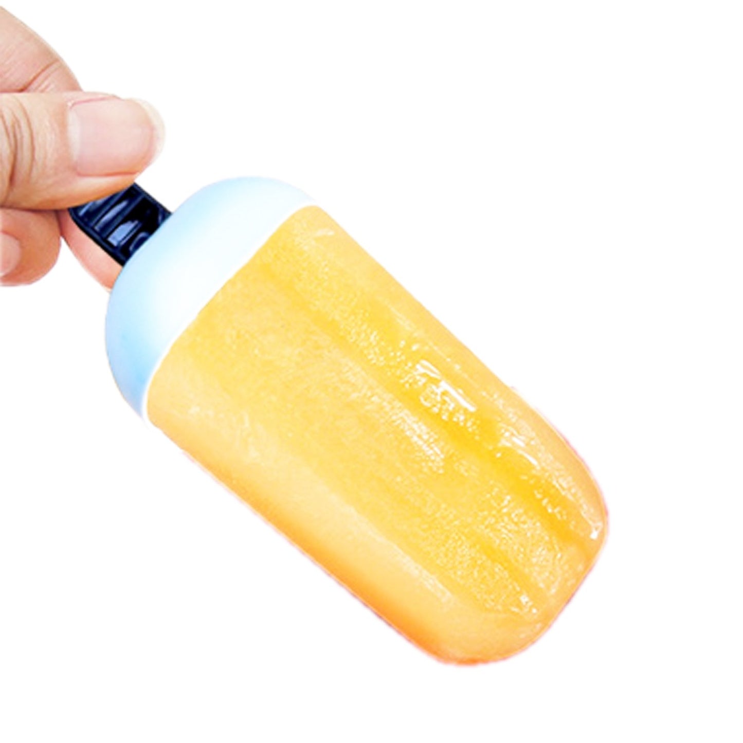 Plastic Ice Candy Maker Kulfi Maker Moulds Set With 6 Cups (Multicolour) - Springkart 
