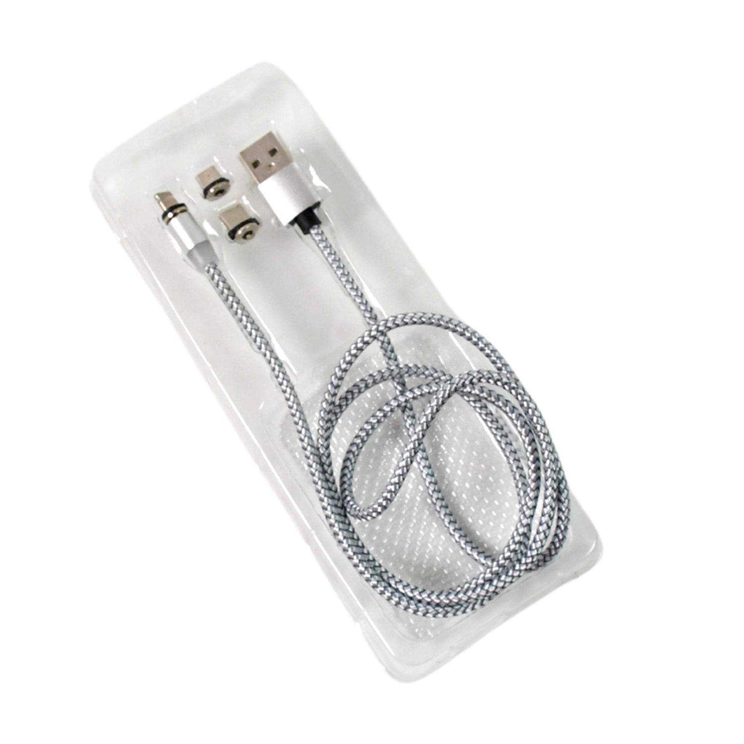 3 In 1 Magnetic Multi Charging Cable (1 Pc) - Springkart 
