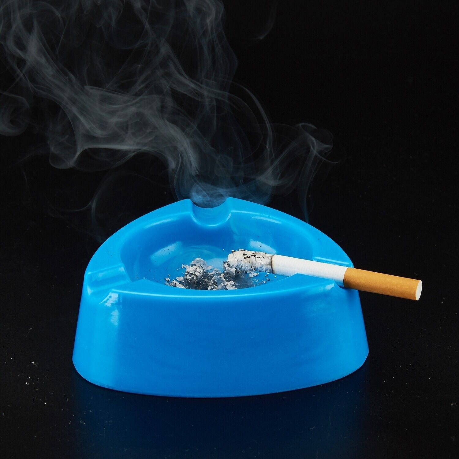 Melamine Cigarette Ashtray Table top Modern Ashtray Cigar for Outdoor Indoor Desktop Smoking home Office Fashion Decoration. - Springkart 