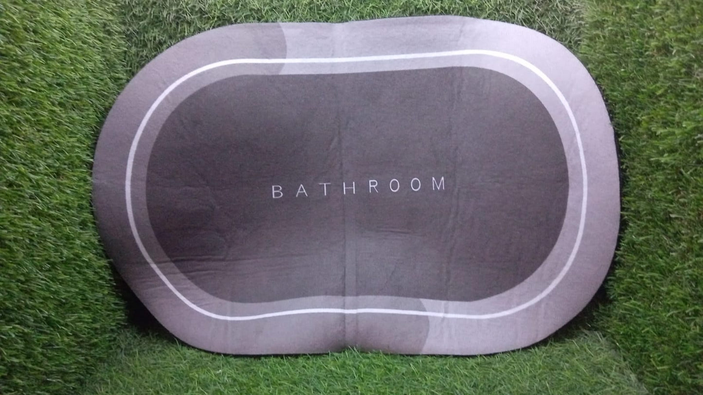 Floor Mat, Bath Mat, Doormat, Bathroom Carpet. Cushion Mat Super Absorbent Soft Carpet, Quick Dry Dirt Barrier for Home, Office - Springkart 