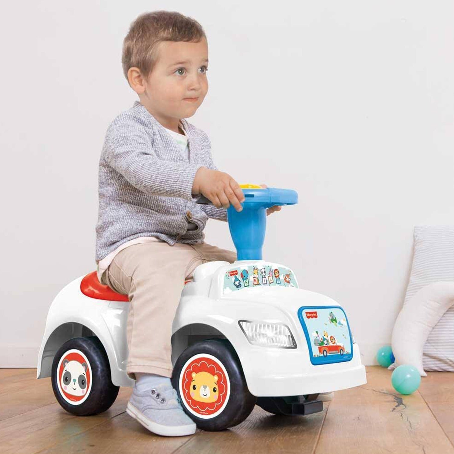 KIDS BABY CITY RIDE ON PUSH CAR RIDE WITH BACKREST MUSICAL HORN FOR CHILDREN KIDS TOY RIDE-ON, KIDS TOYS TODDLER BABY TOY BABY CAR , TRUCK, ETC SUITABLE FOR KIDS BOYS / GIRLS - Springkart 