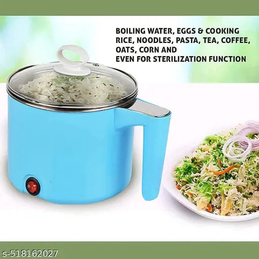 RIYANSH IMPORTER Champ 1500 Electric Multi Cooker with steamer | Rice Cooker | 5 egg tray | 1.2 litre 600 Watt | 3 Boiling Modes | Stainless Steel body | Egg boiler | Tea, Soup, Noodles maker