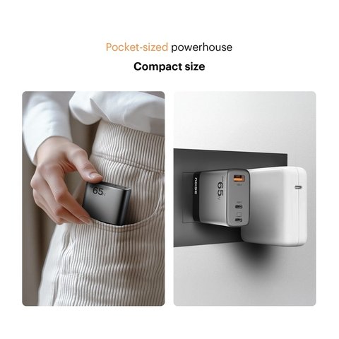 Noise Power Series GaN charger (65W, Black)