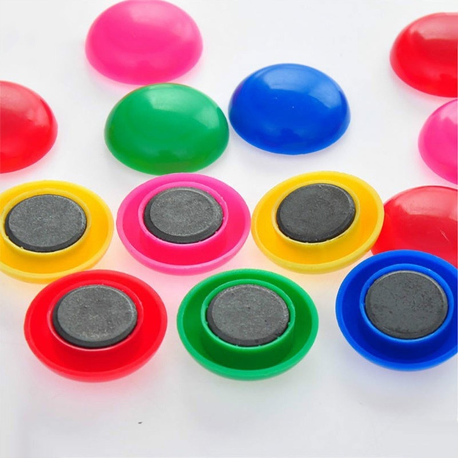 Magnet Button Durable Magnetic Button Children Experiment Magnet Set || Magnet Toy Sets Round Shaped Magnet Set ( Set of 10 ) - Springkart 