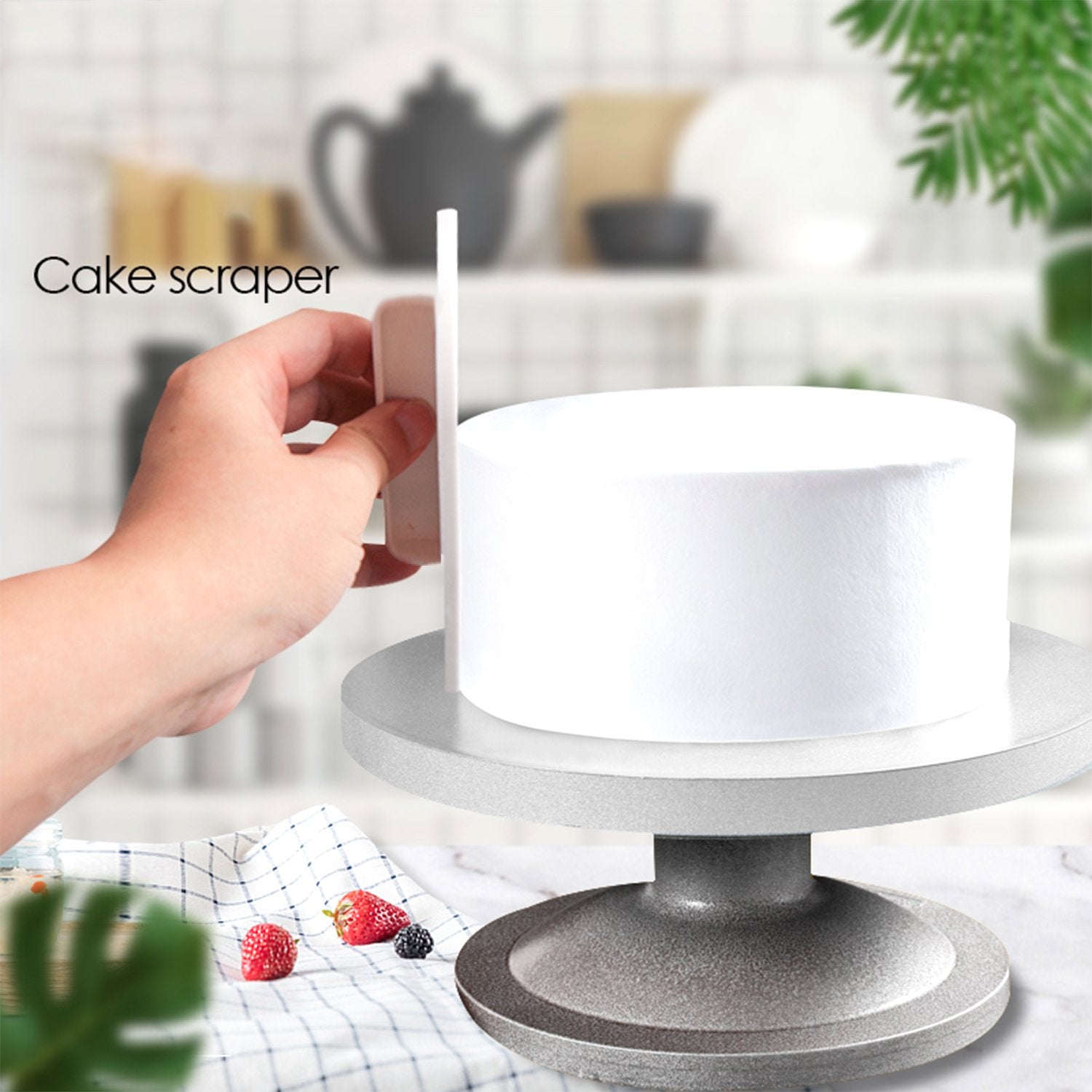 Plastic Cake Pastry Decorating Baking Icing Smoother - Springkart 