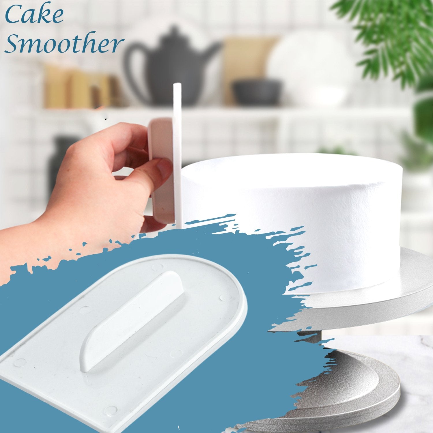 Plastic Cake Pastry Decorating Baking Icing Smoother - Springkart 