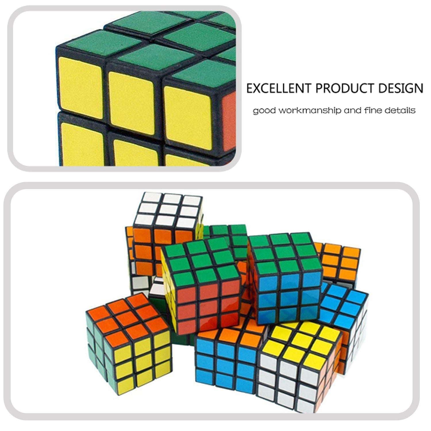 High Speed Multicolor Cube (Pack of 12) - Springkart 