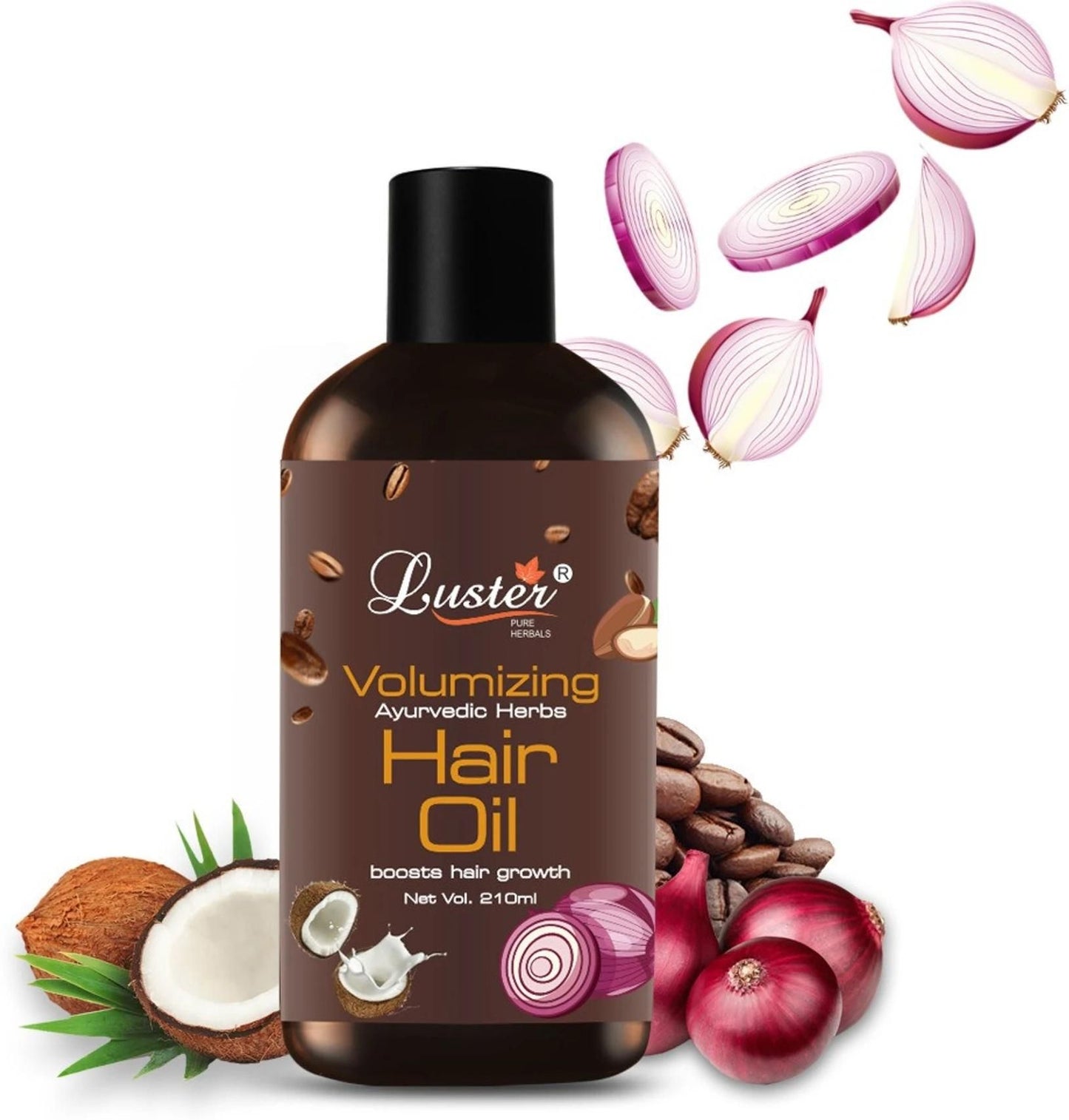 Volumizing Ayurvedic Herbs Hair Oil 210 ML  (Pack of 2)