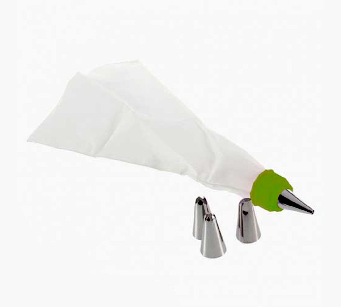 Cake Decorating Nozzle with Piping Bag Stainless Steel Piping Cream Frosting Nozzles - Springkart 
