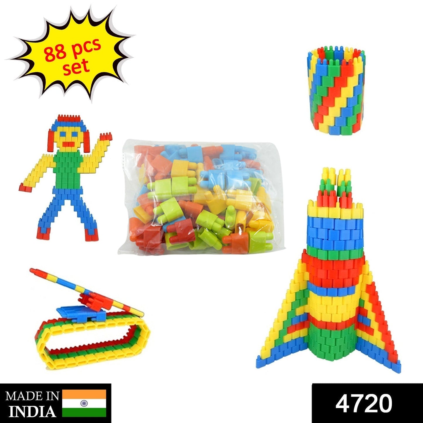 Blocks for Kids House Construction Building - Springkart 