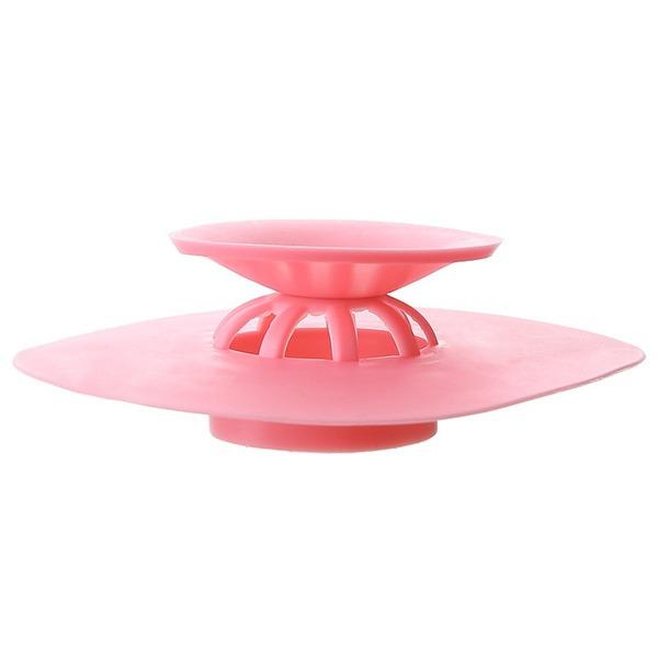 Creative 2-in-1 Silicone Sewer Sink Sealer Cover Drainer (multicolour) - Springkart 