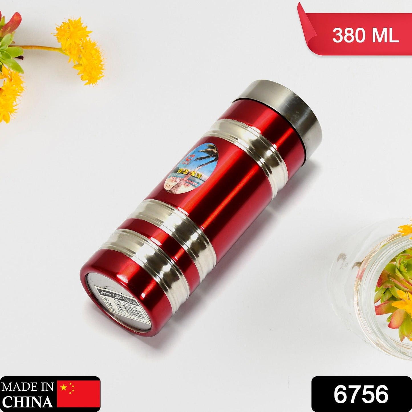Mini Stainless Steel Water Bottle Bottle 380Ml For School & Home Use - Springkart 