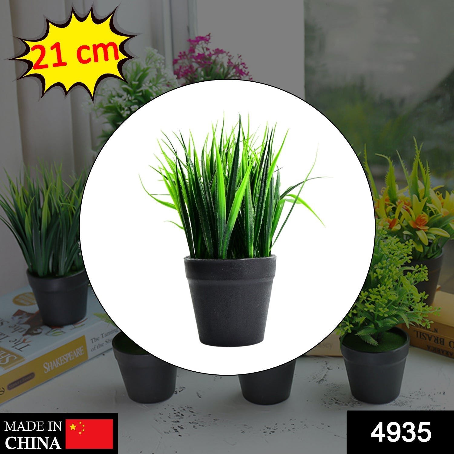 Artificial Potted Plant with Pot - Springkart 
