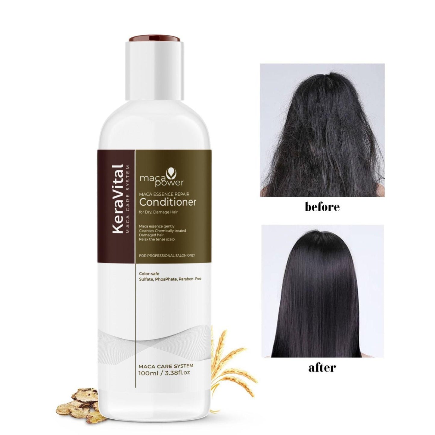 Karseell Hair Repair Set: Shampoo & Conditioner with Maca Care System (Pack of 2) - Springkart 