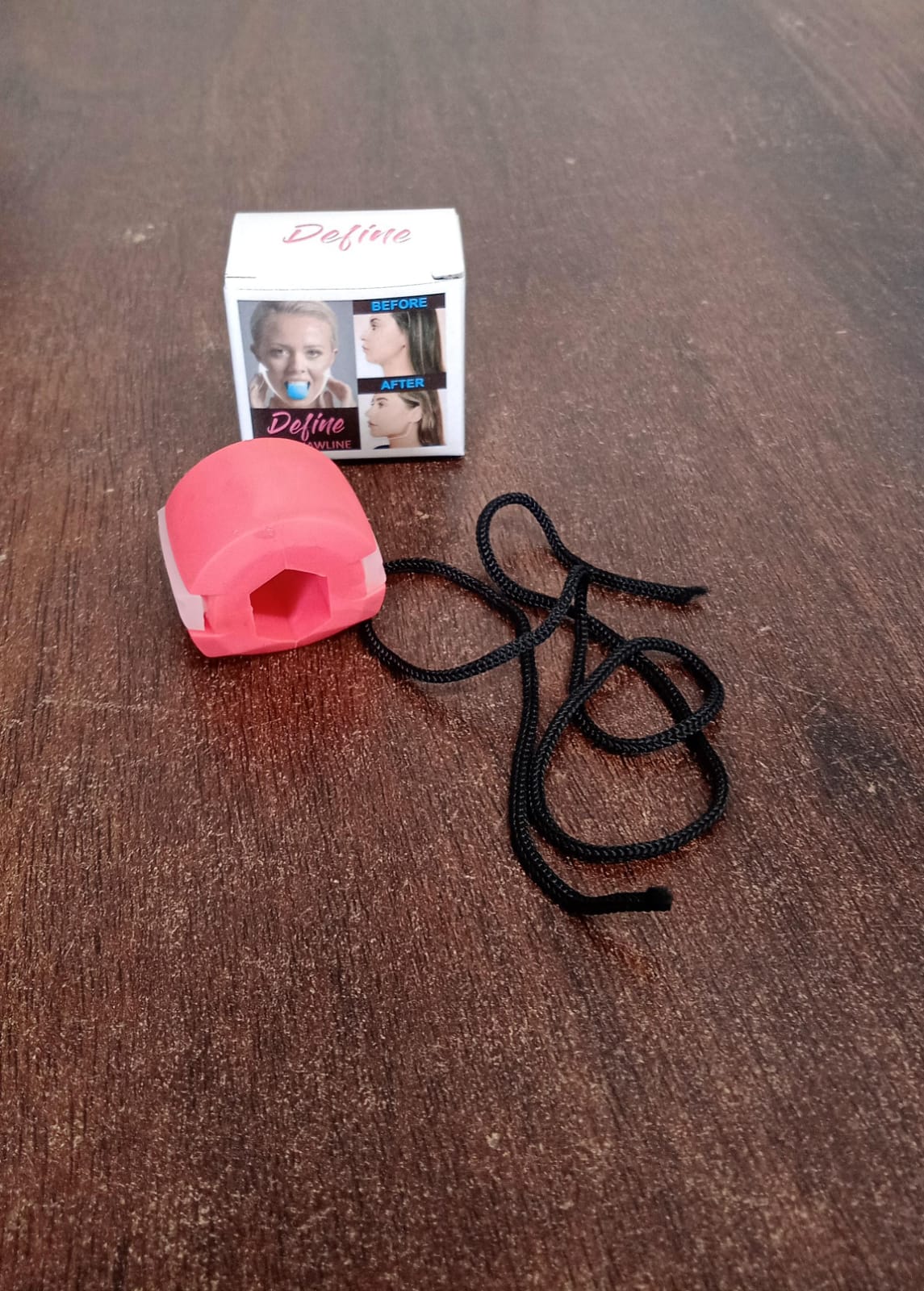 Pink Jawline Exerciser Tool For Men Women - Springkart 