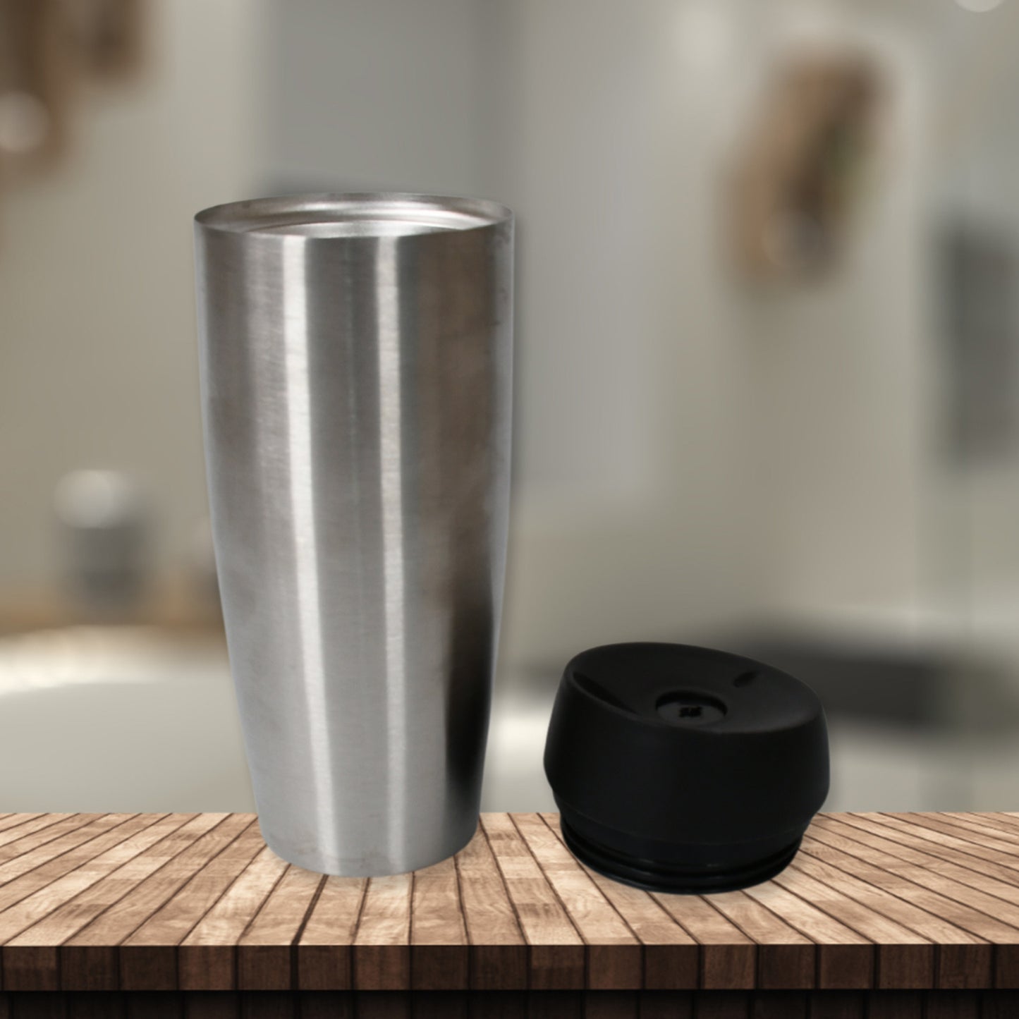 13007 Stainless Steel Vacuum Insulated Coffee Cups Double Walled Travel Mug Car Coffee Mug With Leak Proof Lid Reusable Thermal Cup For Hot Cold Drinks Coffee Tea (850ml Approx) - Springkart 
