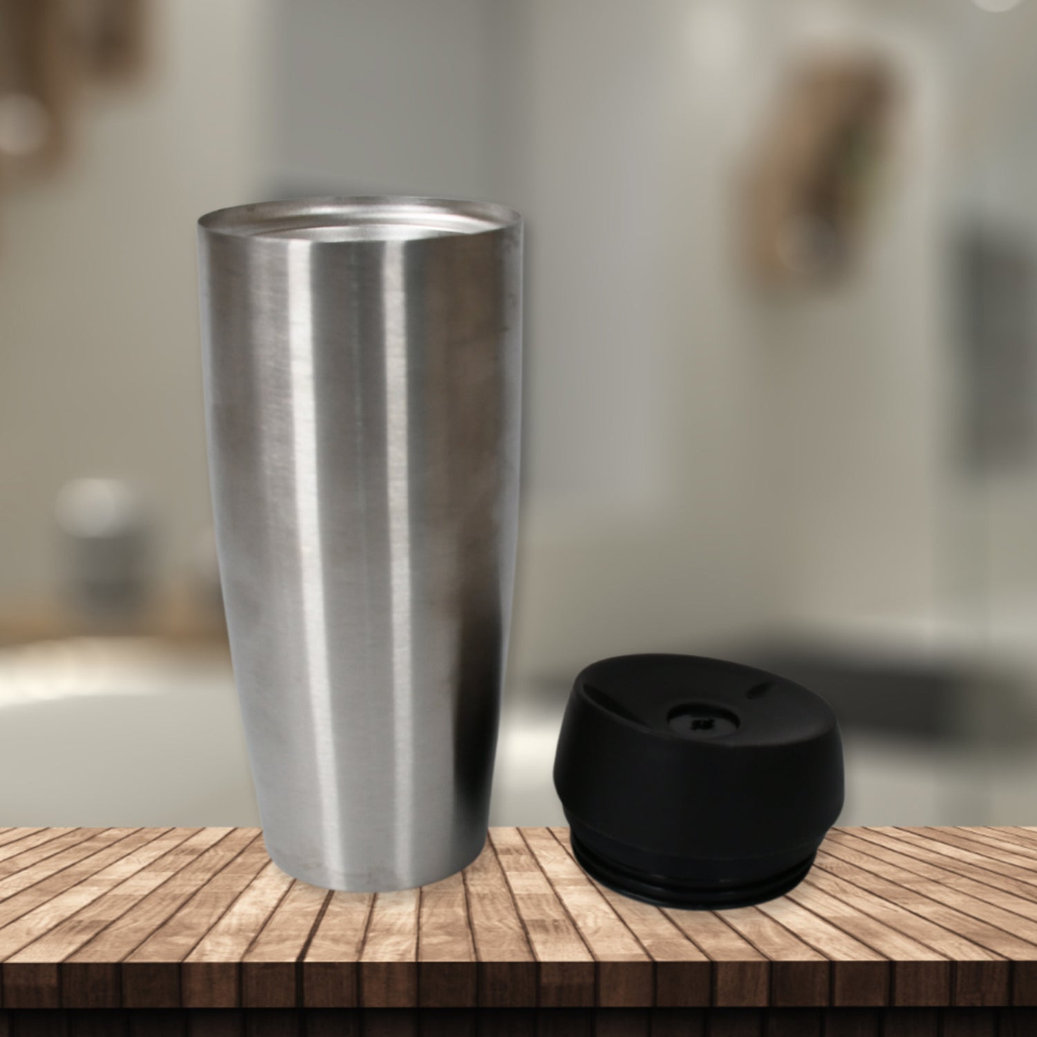 13007 Stainless Steel Vacuum Insulated Coffee Cups Double Walled Travel Mug Car Coffee Mug With Leak Proof Lid Reusable Thermal Cup For Hot Cold Drinks Coffee Tea (850ml Approx) - Springkart 
