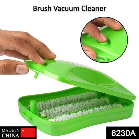 6230a Plastic Handheld Carpet Roller Brush Cleaning With Dust Crumb Collector Wet And Dry Brush - Springkart 