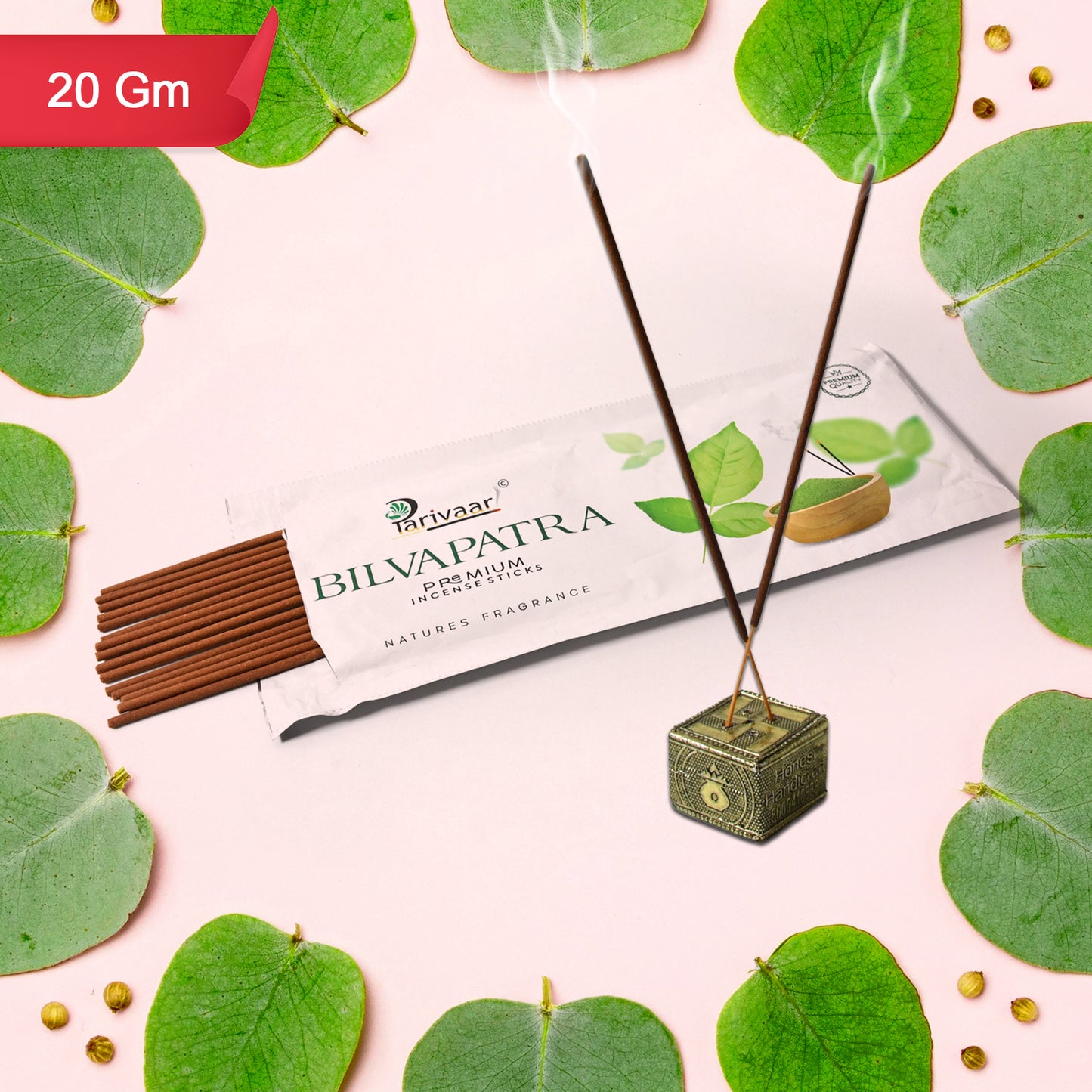 Bilvapatra Premium Incense Sticks Agarbatti (20 Gm Stand Not Included) - Springkart 
