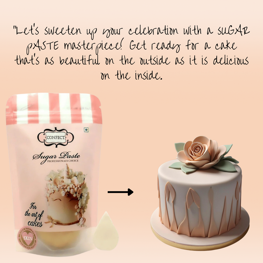 Skin Sugarpaste Fondant | Edible Sugarpaste 250 Gm