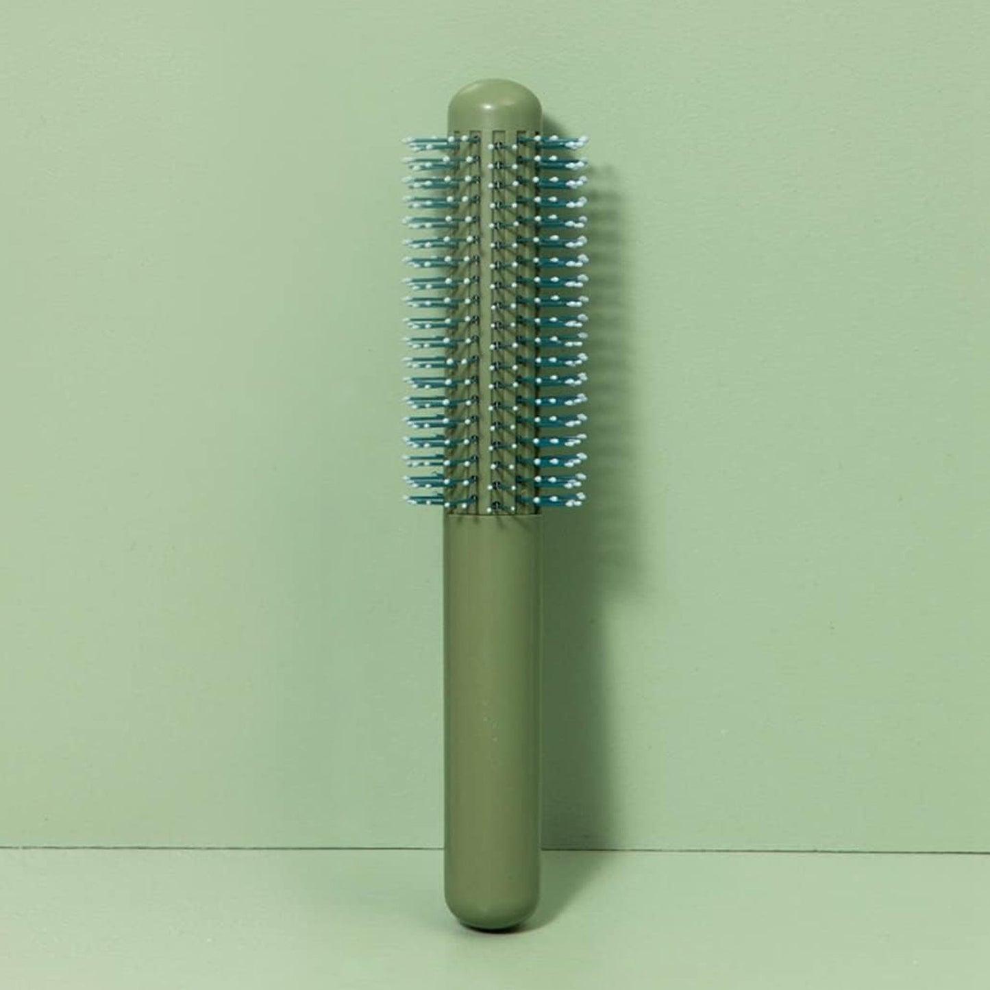 Massage Comb, Air Cushion Massage Hair Brush Ergonomic Matt Disappointment for Straight Curly Hair Cushion Curly Hair Comb for All Hair Types, Home Salon DIY Hairdressing Tool (1 Pc) - Springkart 