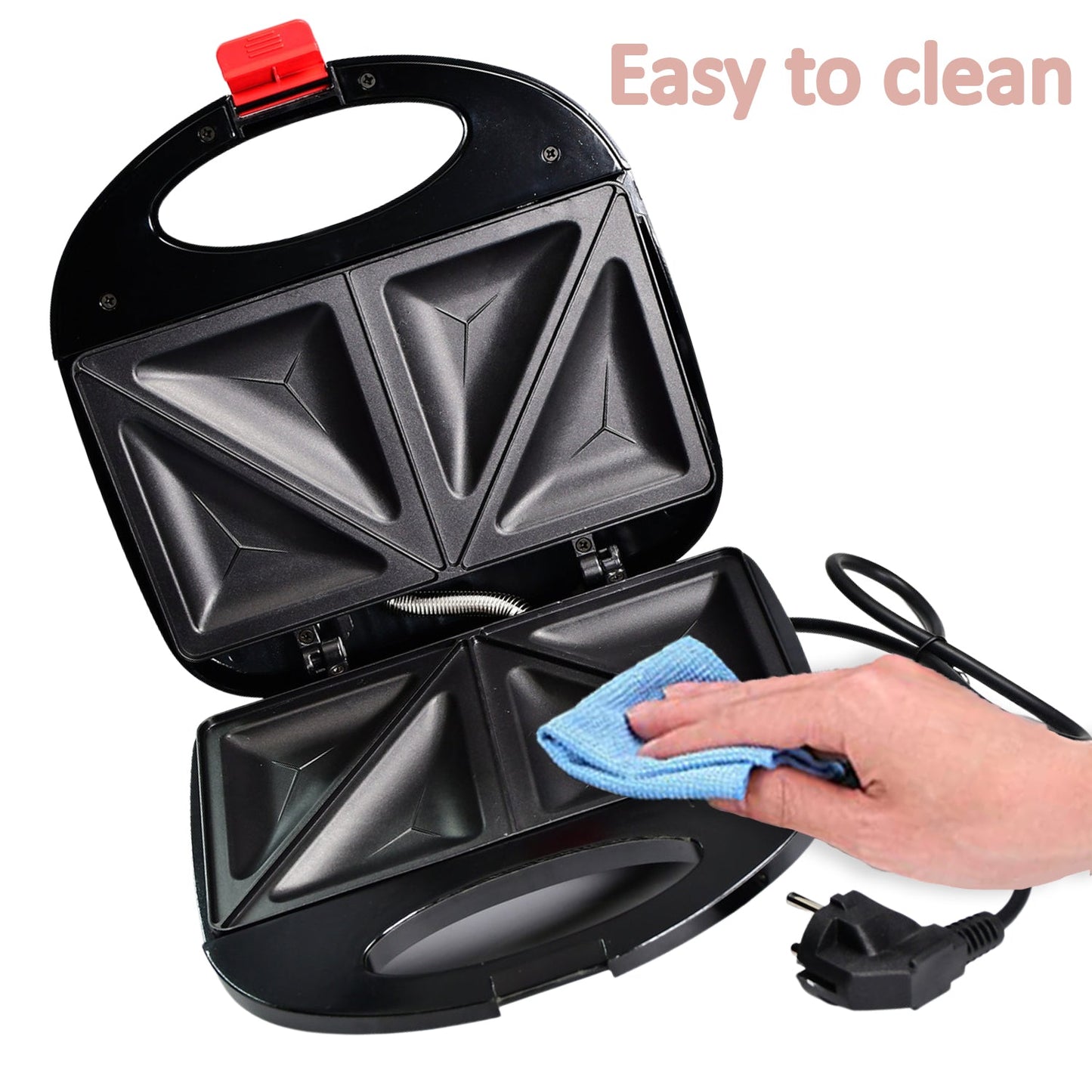 Sandwich Maker Makes Sandwich Non-Stick Plates| Easy to Use with Indicator Lights Sandwich toaster - Springkart 