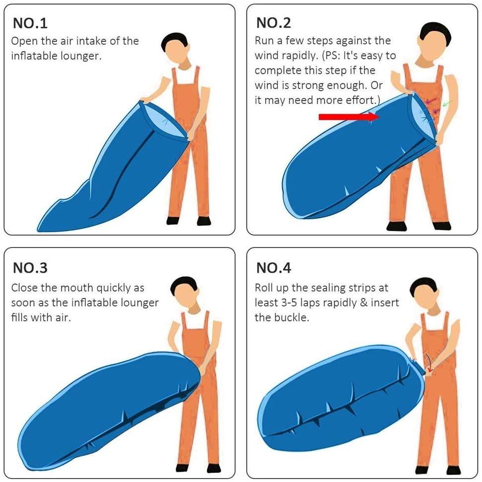Camping Inflatable Lounger Sofa - Springkart 