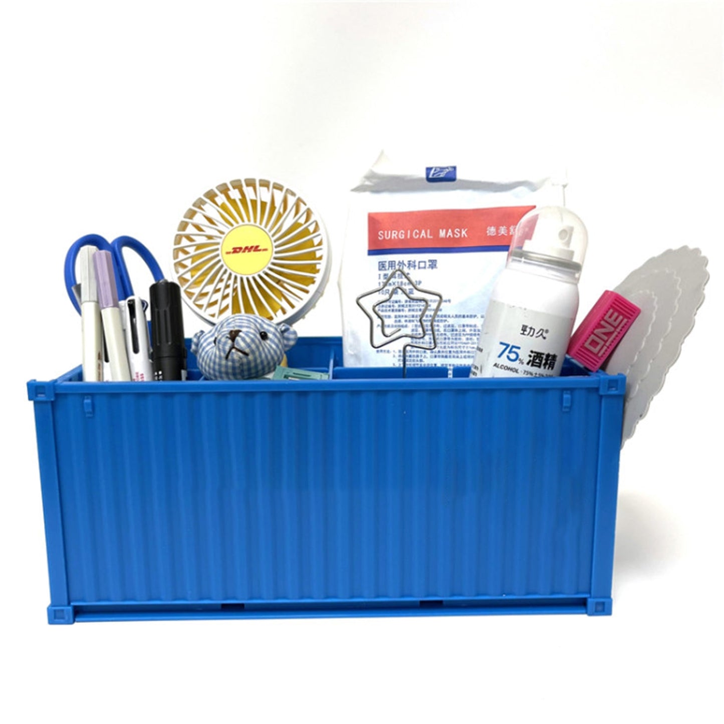 Shipping Container Pen Holder Shipping Container Model Pen Name Cardholder Simulated Container Model For Business Gift - Springkart 