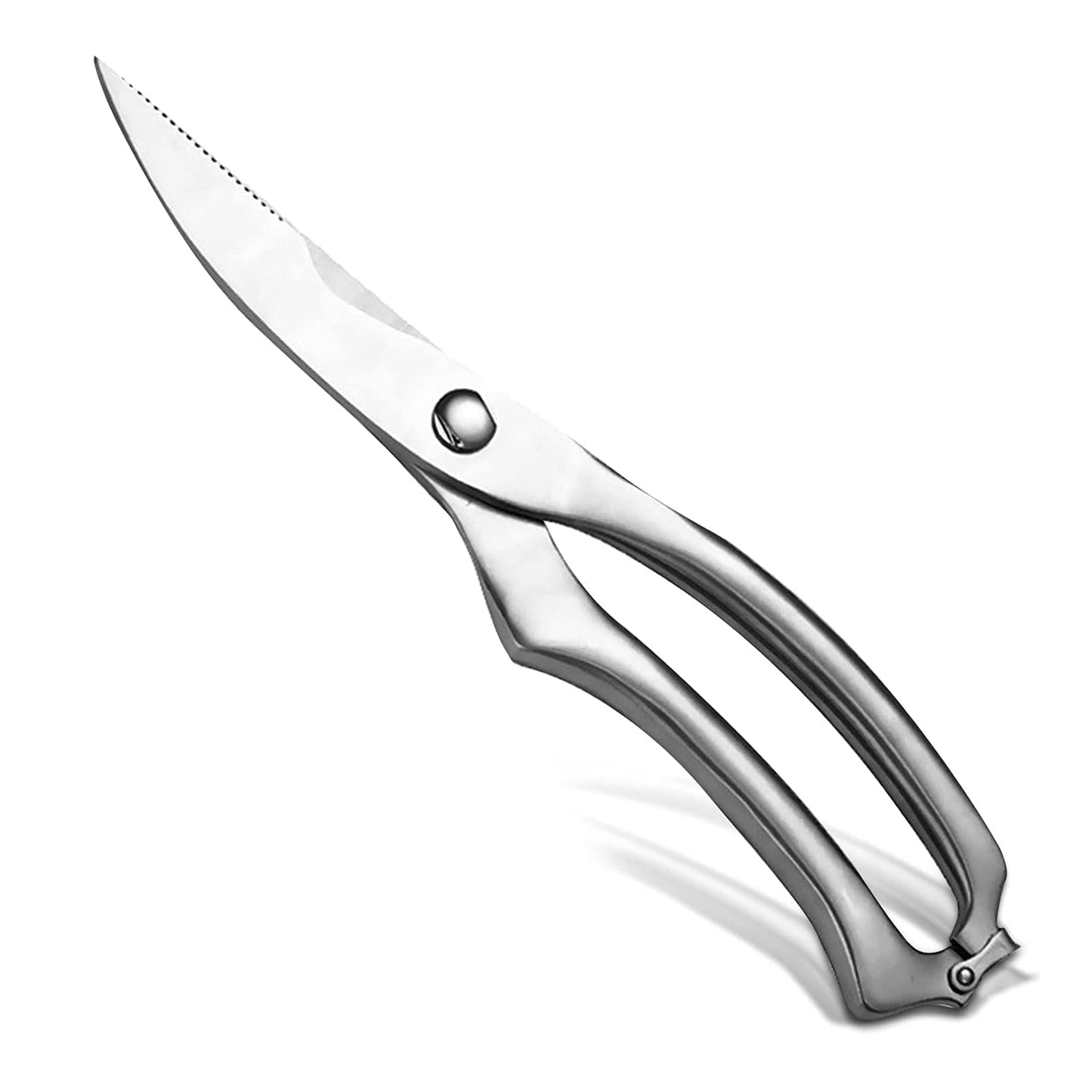 Heavy Duty Stainless Steel Poultry Shears, Premium Ultra Sharp Spring-Loaded Kitchen - Springkart 
