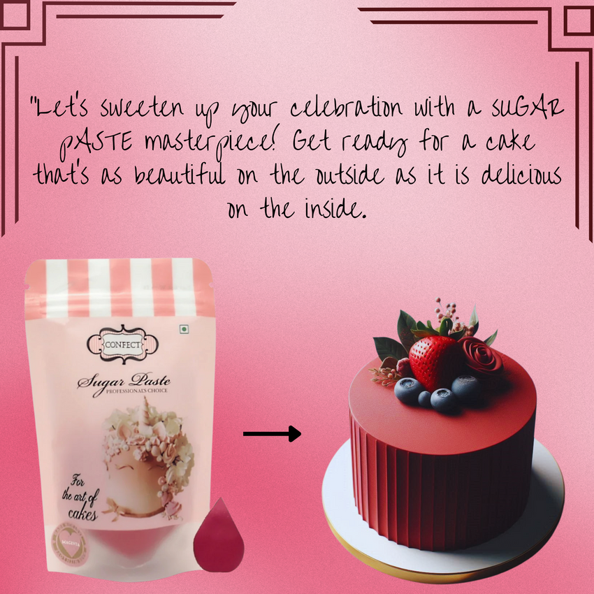 Magenta Fondant | Edible Sugarpaste 250 Gm