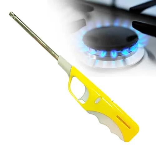 Plastic Flame & Gas refillable Lighter (Multicolour) - Springkart 
