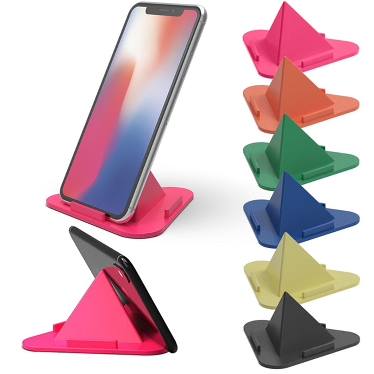 Pyramid Mobile Stand with 3 Different Inclined Angles Pack of 10pcs