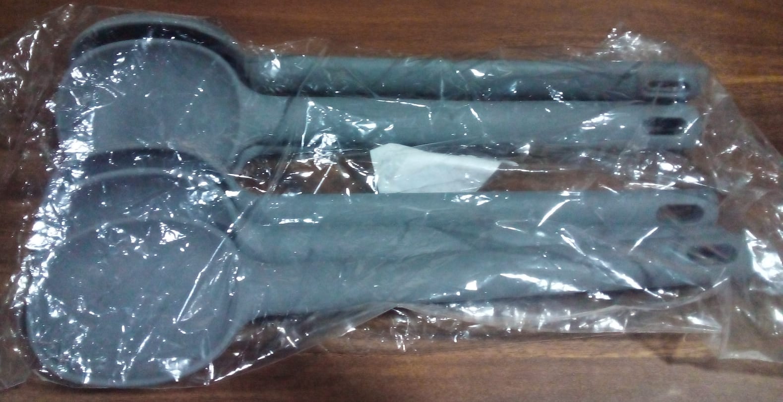 Multipurpose Silicone Spoon, Silicone Basting Spoon Non-Stick Kitchen Utensils Household Gadgets Heat-Resistant Non Stick Spoons Kitchen Cookware Items For Cooking and Baking (6 Pcs Set) - Springkart 