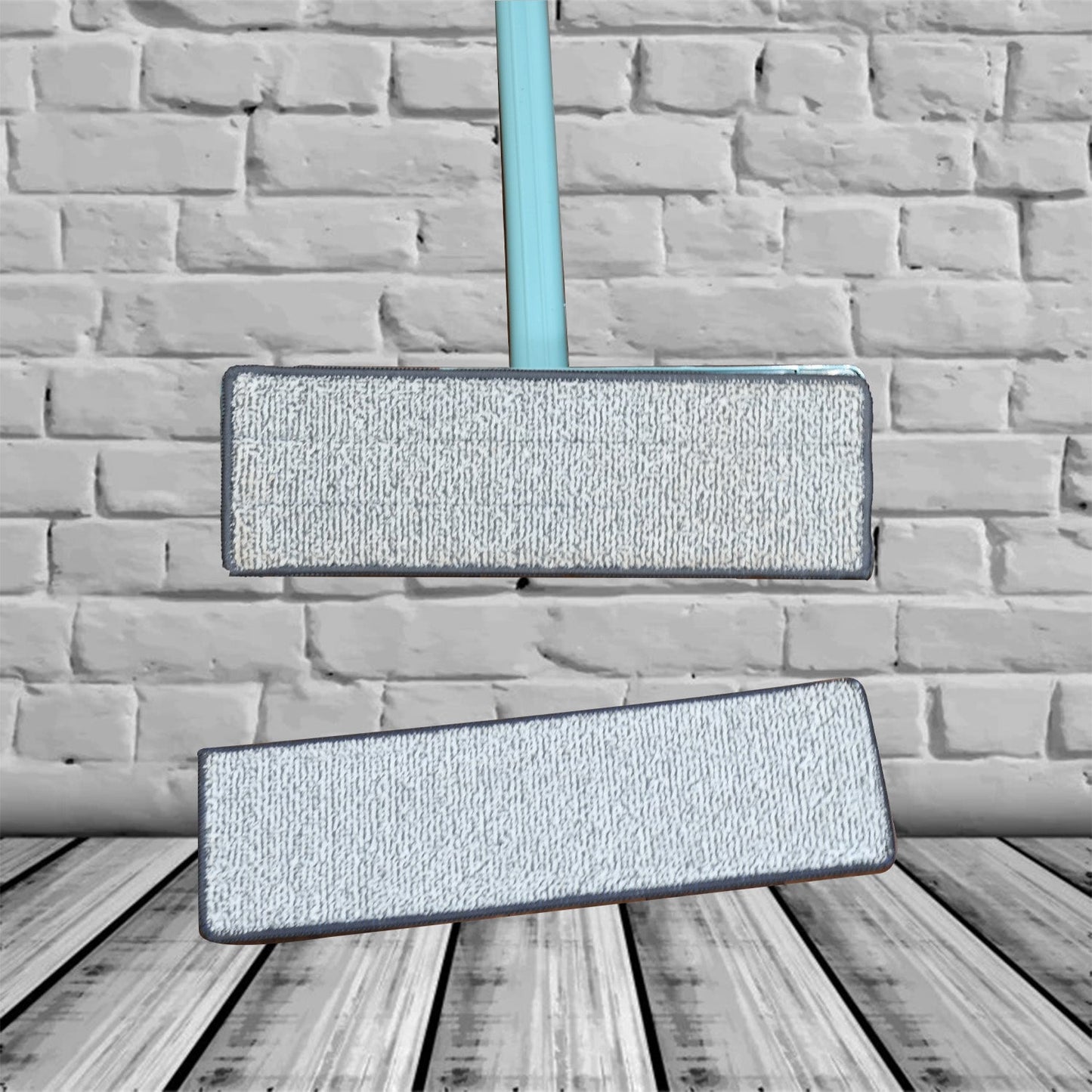 High Quality Flat Mop Floor Cleaning Mop 360° Rotating Microfiber Dust Mop, Hardwood Floor Mop, Dust Flat Mop, for Home/ Office Floor Cleaning Reusable Dust Mops - Springkart 