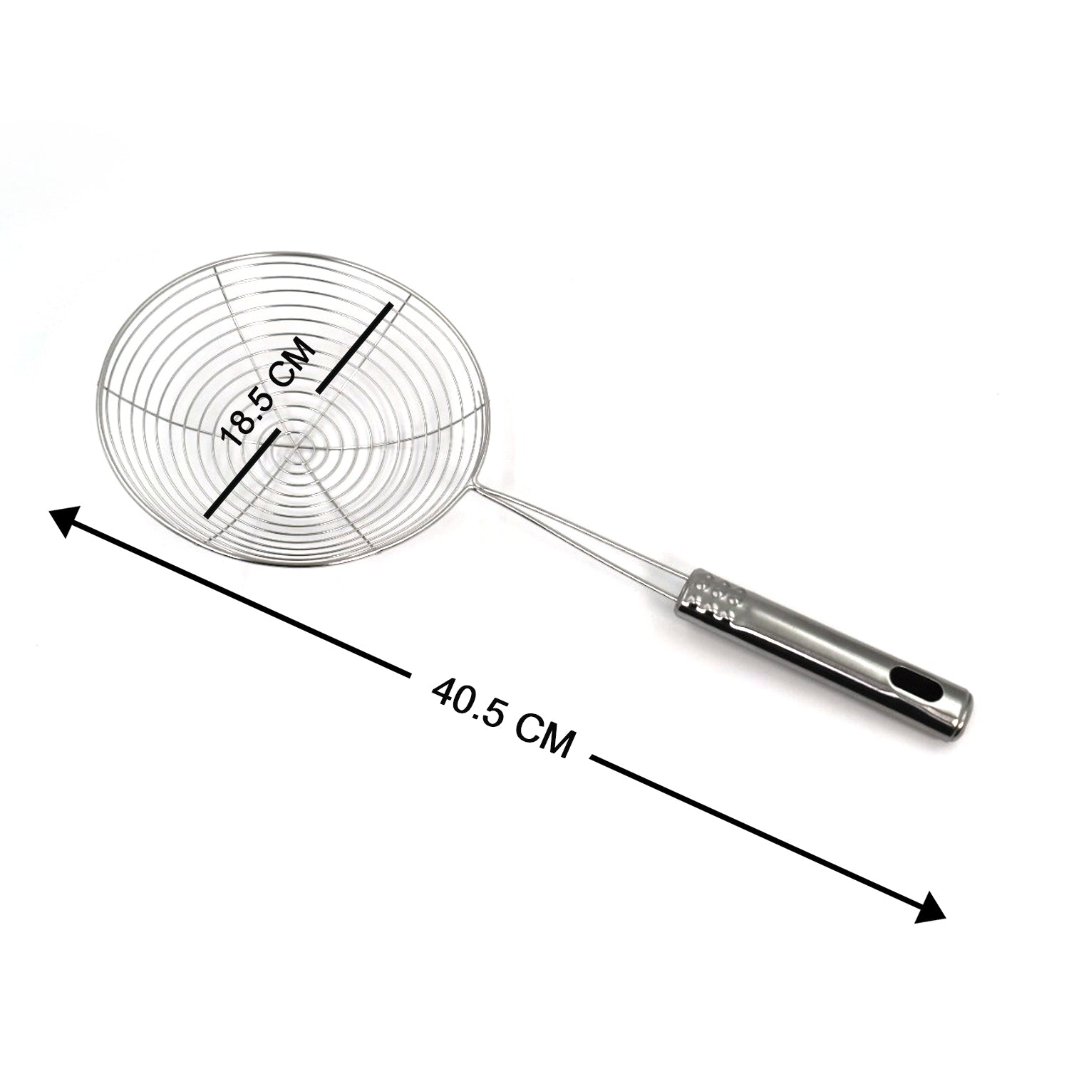 Large Oil Strainer To Get Perfect Fried Food Stuffs Easily Without Any Problem And Damage. - Springkart 