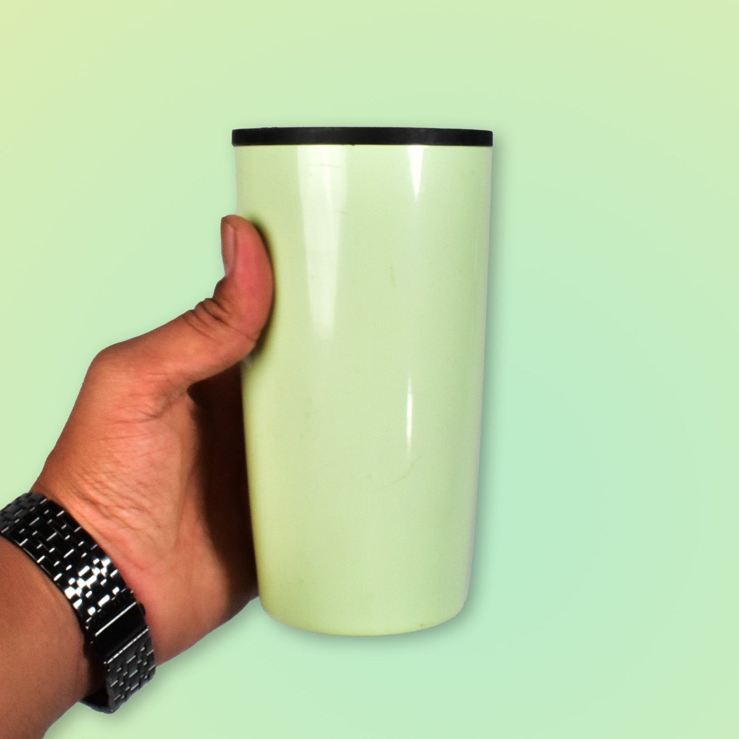 Glass Stainless Steel And Plastic | Vacuum Insulated with Twist Top Lid | For Coffee Car Travel Beach Camping Hiking Hunting Fishing - Springkart 