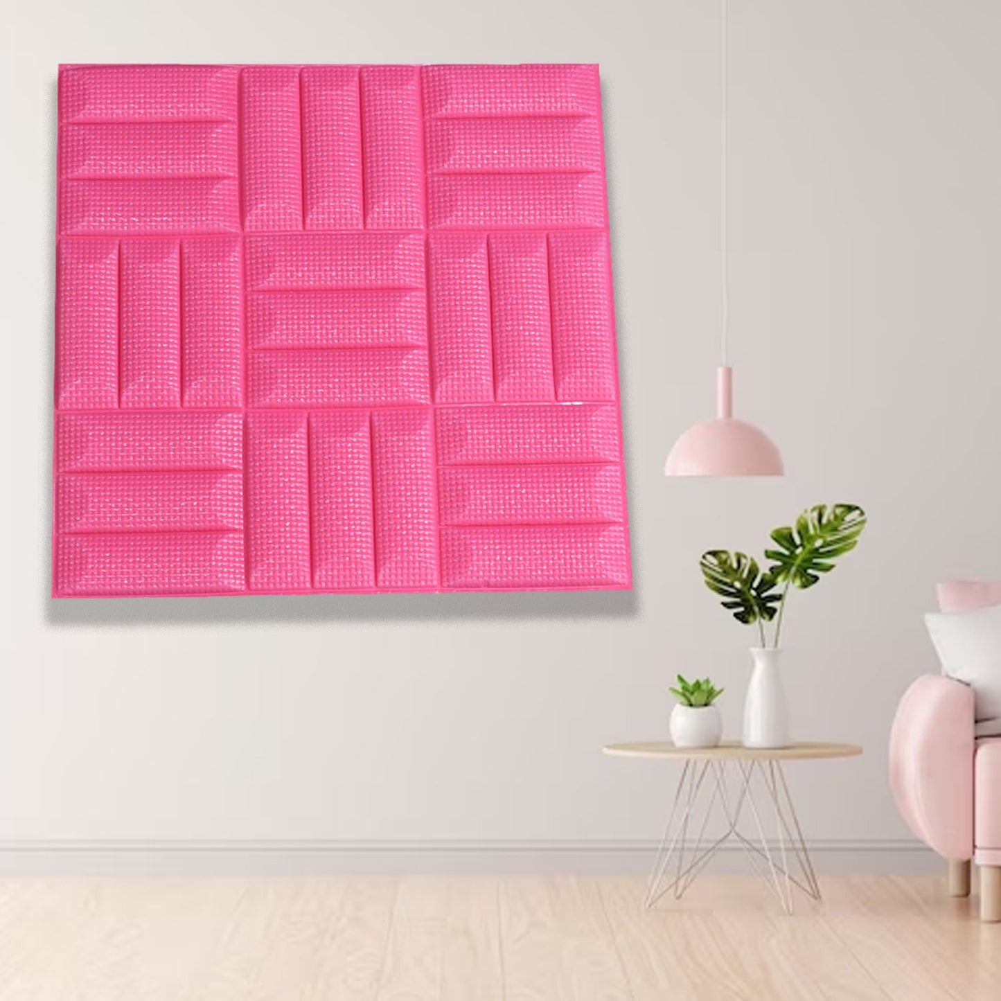 Design Wallpaper 3D Foam Wallpaper Sticker Panels I Ceiling Wallpaper For Living Room Bedroom I Furniture, Door I Foam Tiles - Springkart 