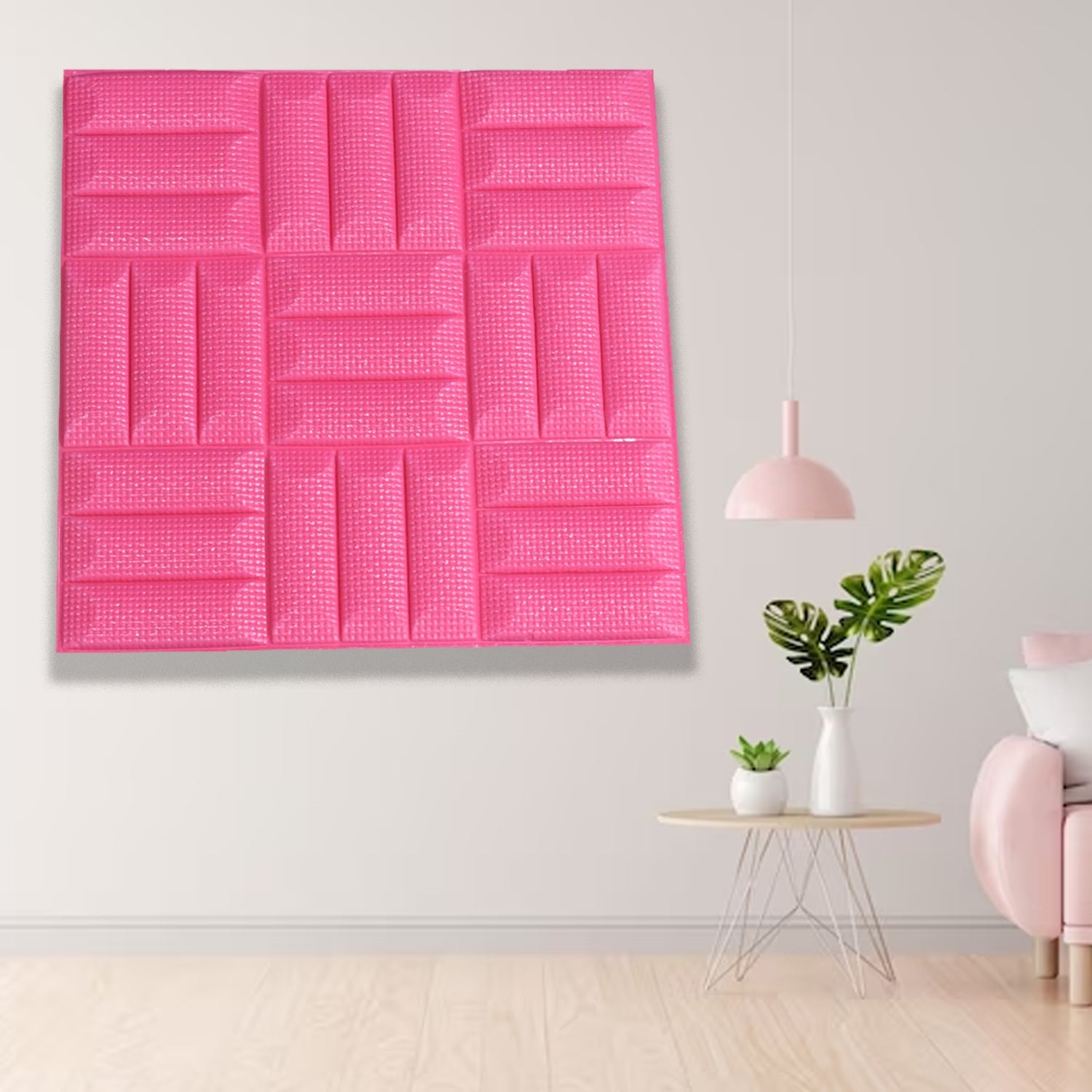 Design Wallpaper 3D Foam Wallpaper Sticker Panels I Ceiling Wallpaper For Living Room Bedroom I Furniture, Door I Foam Tiles - Springkart 