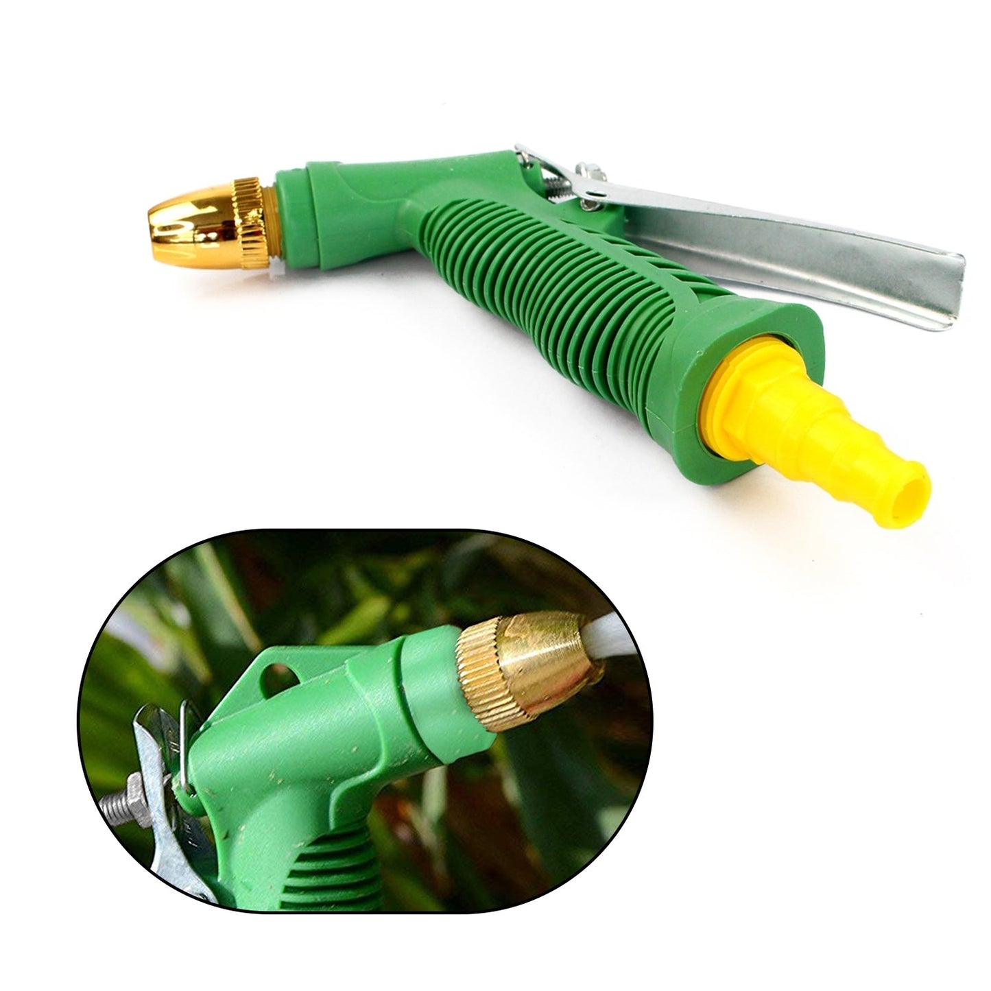 Durable Hose Nozzle Water Lever Spray Gun - Springkart 