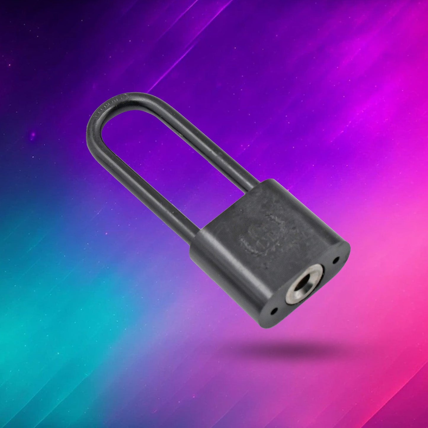 Lock with Key Metal Locker 1 Set Padlock Mini Padlock Beam Plastic, Copper Alloy, Iron Alloy Black Metal Storage Cabinet Safety Padlock 3 Additional keys (1 pc) - Springkart 