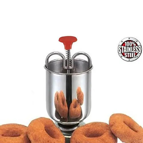Stainless Steel Medu Vada And Donut Maker For Perfectly Shaped And Crispy Vada Maker - Springkart 