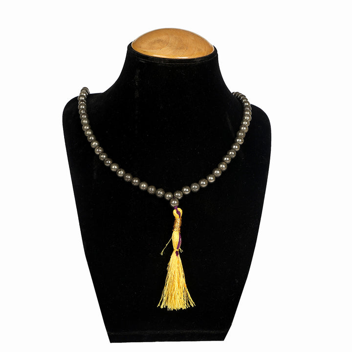 Pyrite Hakik Mala 108 Beads | Cosmic Energy Mala