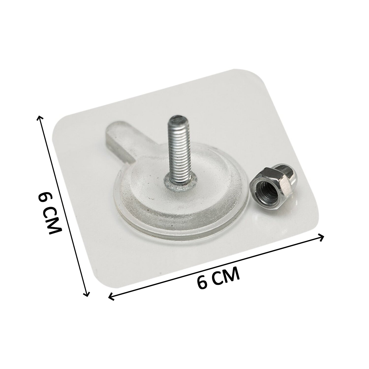 Adhesive Screw Wall Hook used in all kinds of places including household and offices for hanging and holding stuffs etc. - Springkart 
