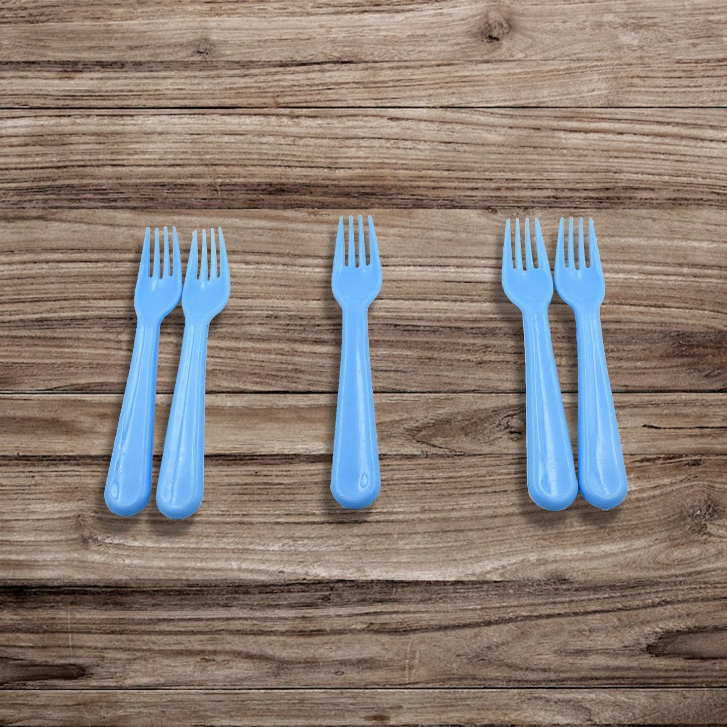 Reusable Premium Heavy Weight Plastic Forks, Party Supplies, One Size, plastic 5pc Serving Fork Set for kitchen, Travel, Home (5pc) - Springkart 