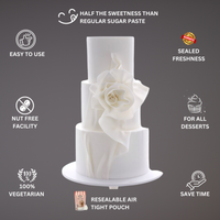 White Fondant | Edible Sugarpaste 250 Gm