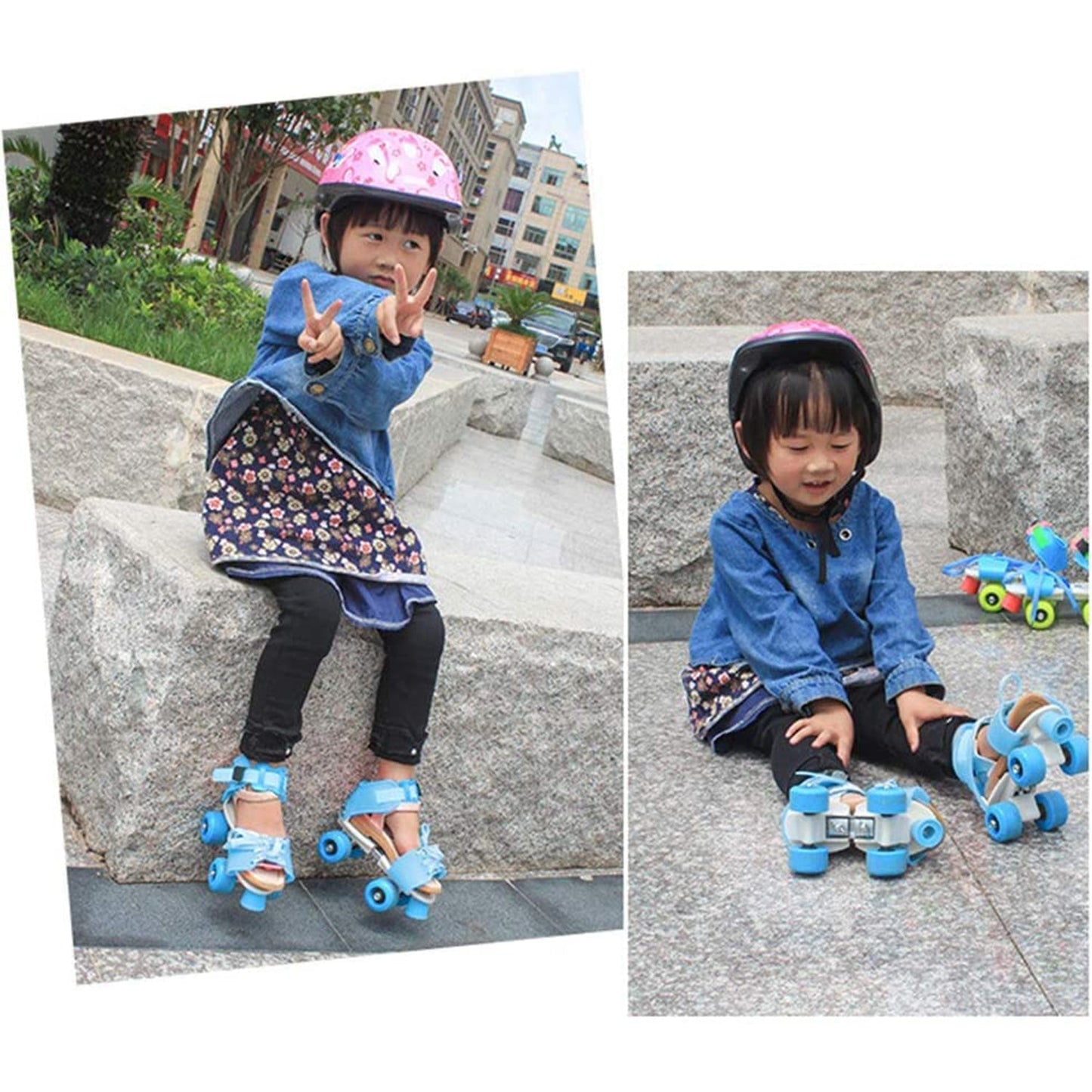 Roller Skates for Kids, Very Adjustable & Comfortable to Use / Roller Skate, Skating / (Pair of 1)  - Springkart 