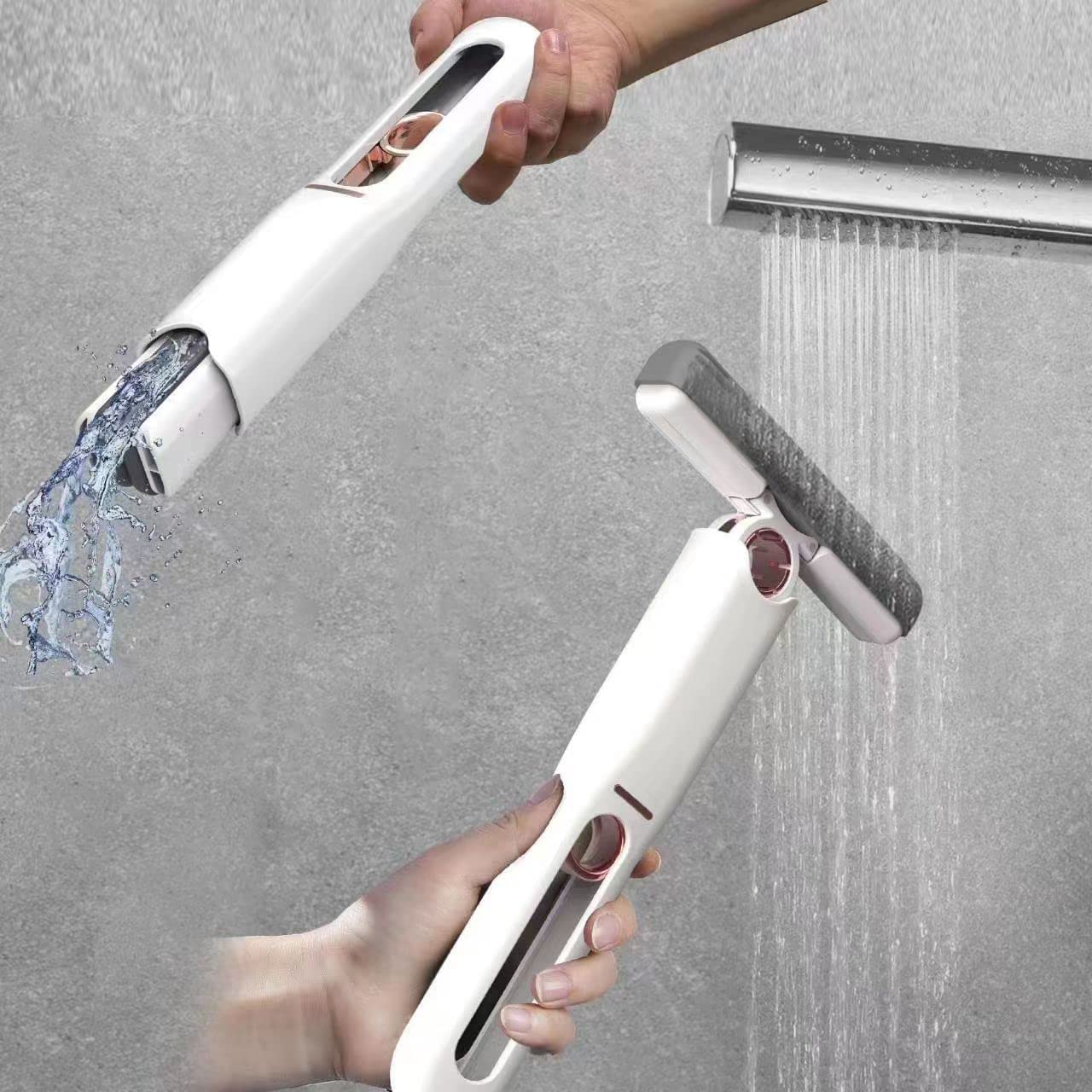 Portable Self-Squeeze Short Mop, Mini Hand Wash-Free Strong Absorbent Mop with 1 Cotton Head, Cleaning Sponge For Bathroom Kitchens Table - Springkart 